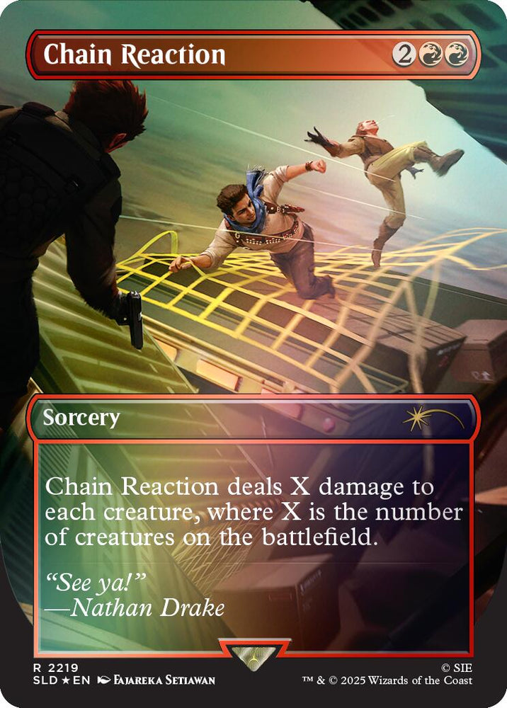 Chain Reaction (Rainbow Foil) [Secret Lair Drop Series]