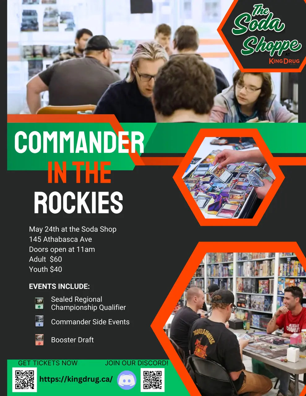 COMMANDER IN THE ROCKIES - Event Ticket