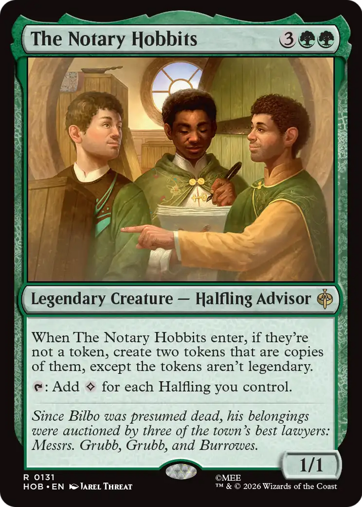 The Notary Hobbits [The Hobbit]