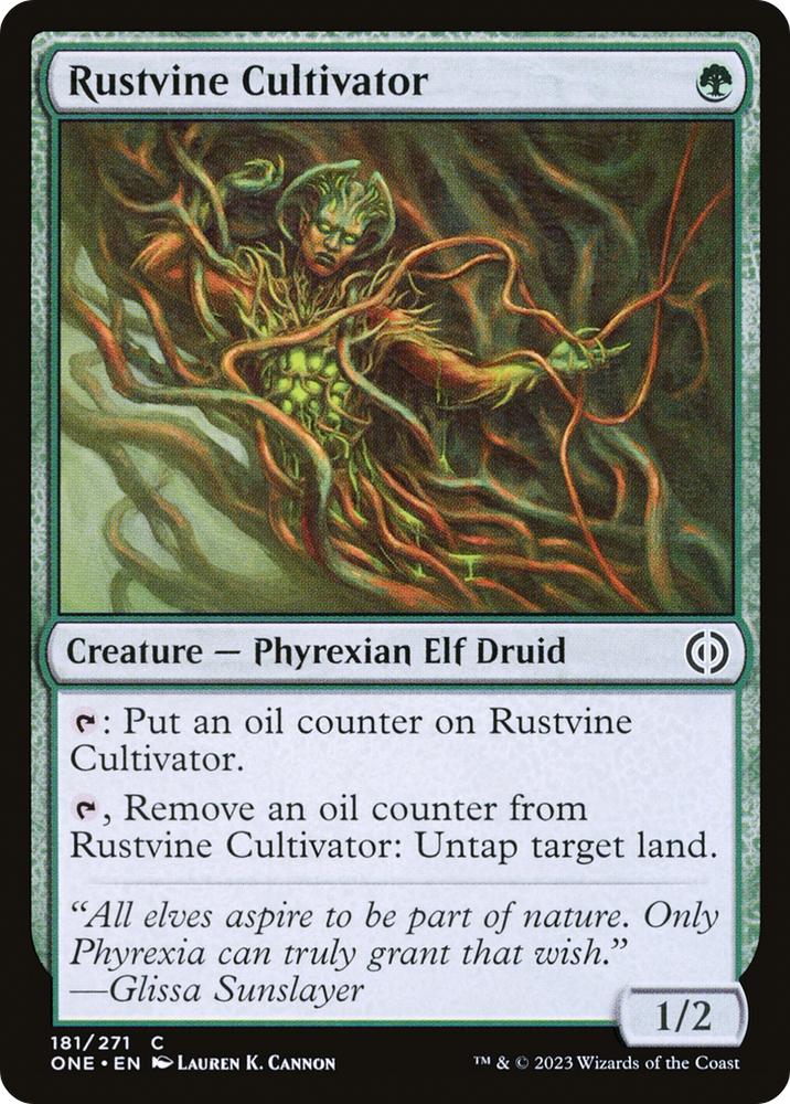 Rustvine Cultivator [Phyrexia: All Will Be One]