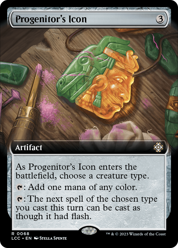 Progenitor's Icon (Extended Art) [The Lost Caverns of Ixalan Commander]