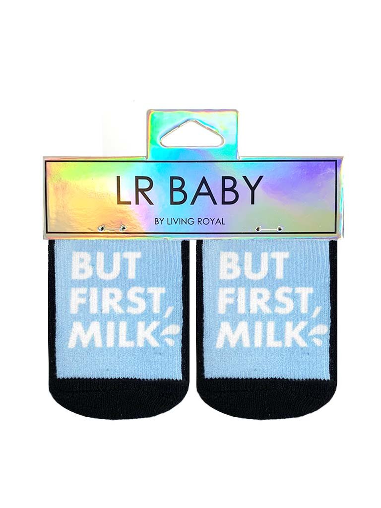 BABY SOX BUT FIRST MILK
